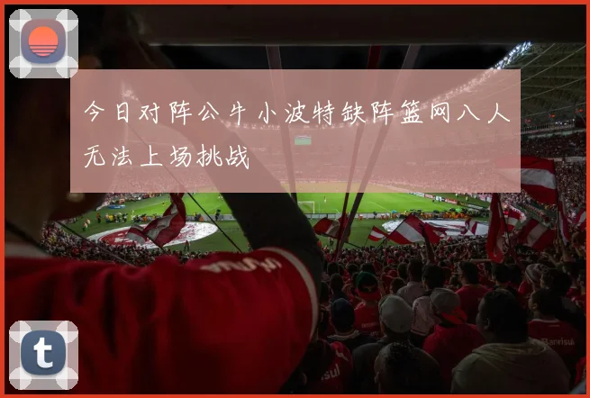 今日对阵公牛小波特缺阵篮网八人无法上场挑战