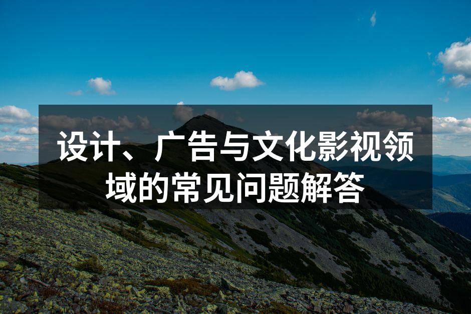 设计行业常见问题示例